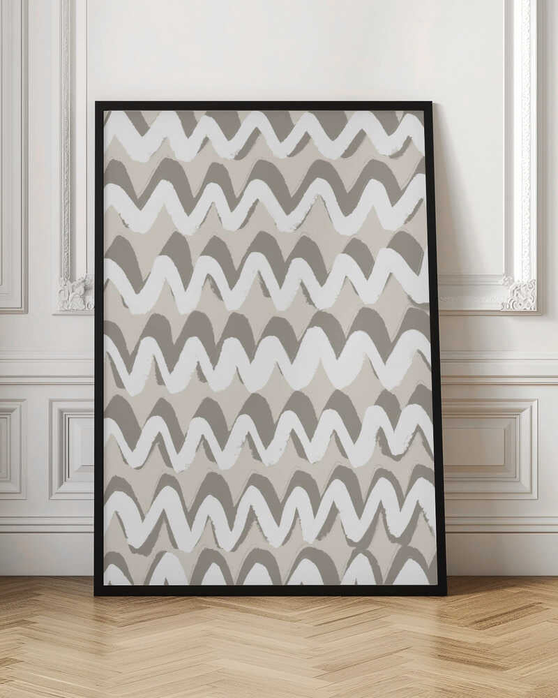 Zigzag Serenity Poster