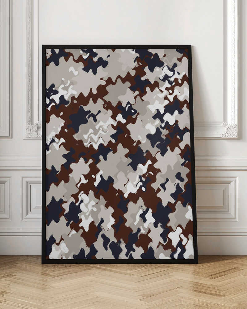 Abstract Wavescape Poster