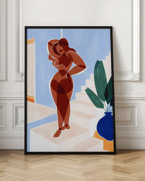 Terracotta Woman Poster