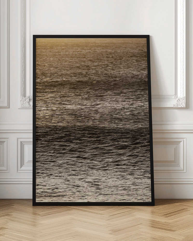 Golden Tide Ripples Poster