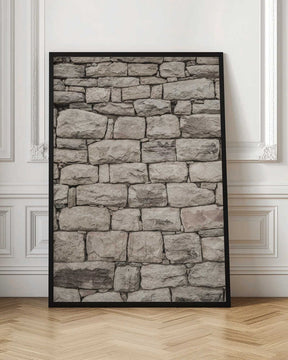 Serene Stonework Poster