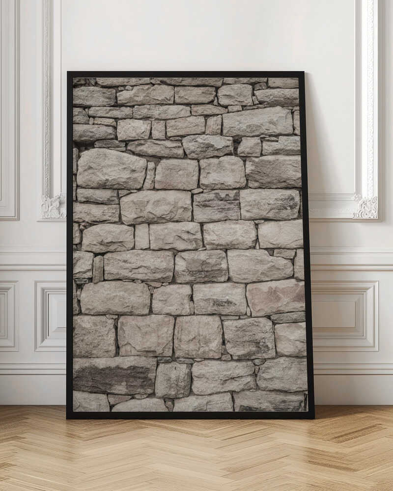Serene Stonework Poster