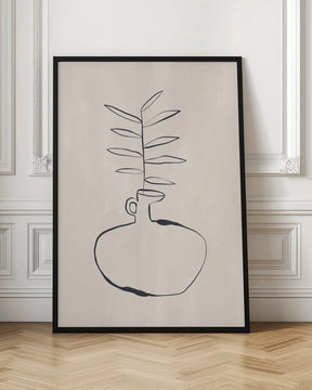 Olive Vase Poster