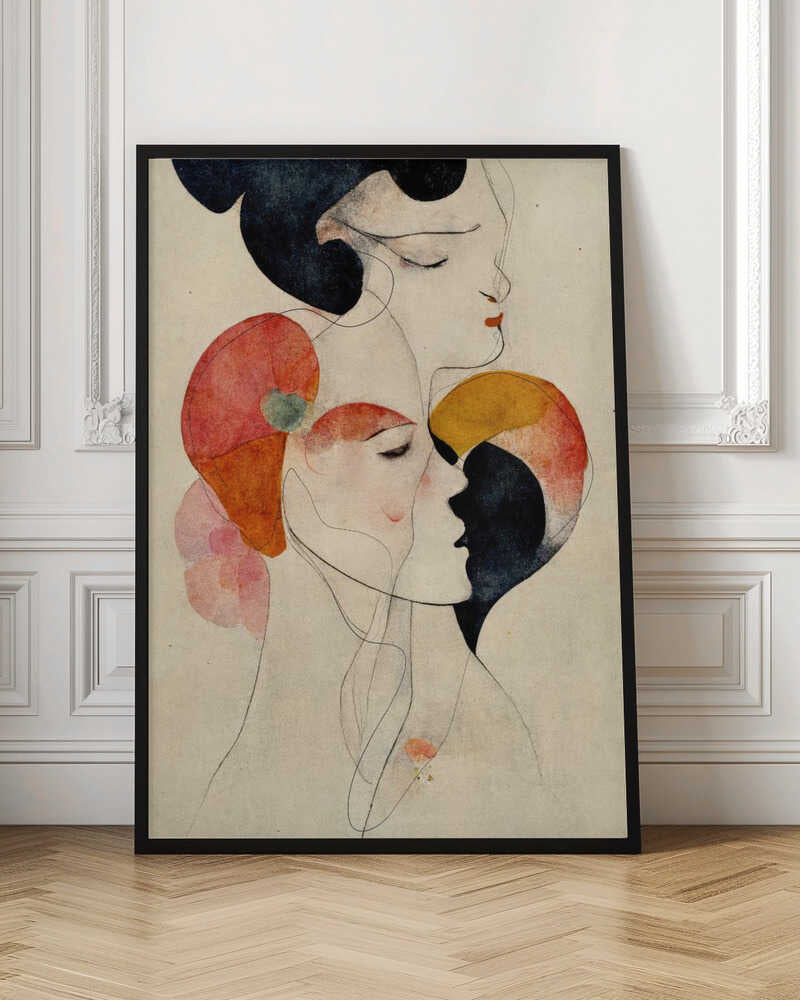 Flowing Faces Elegy Poster
