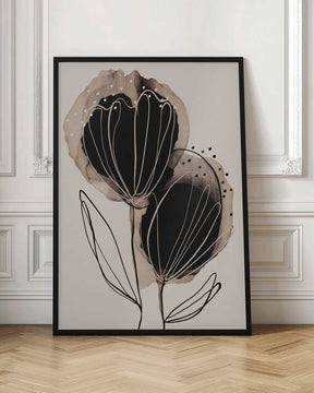 Ink Blossom Duo Poster