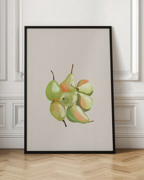 Seven pears Poster