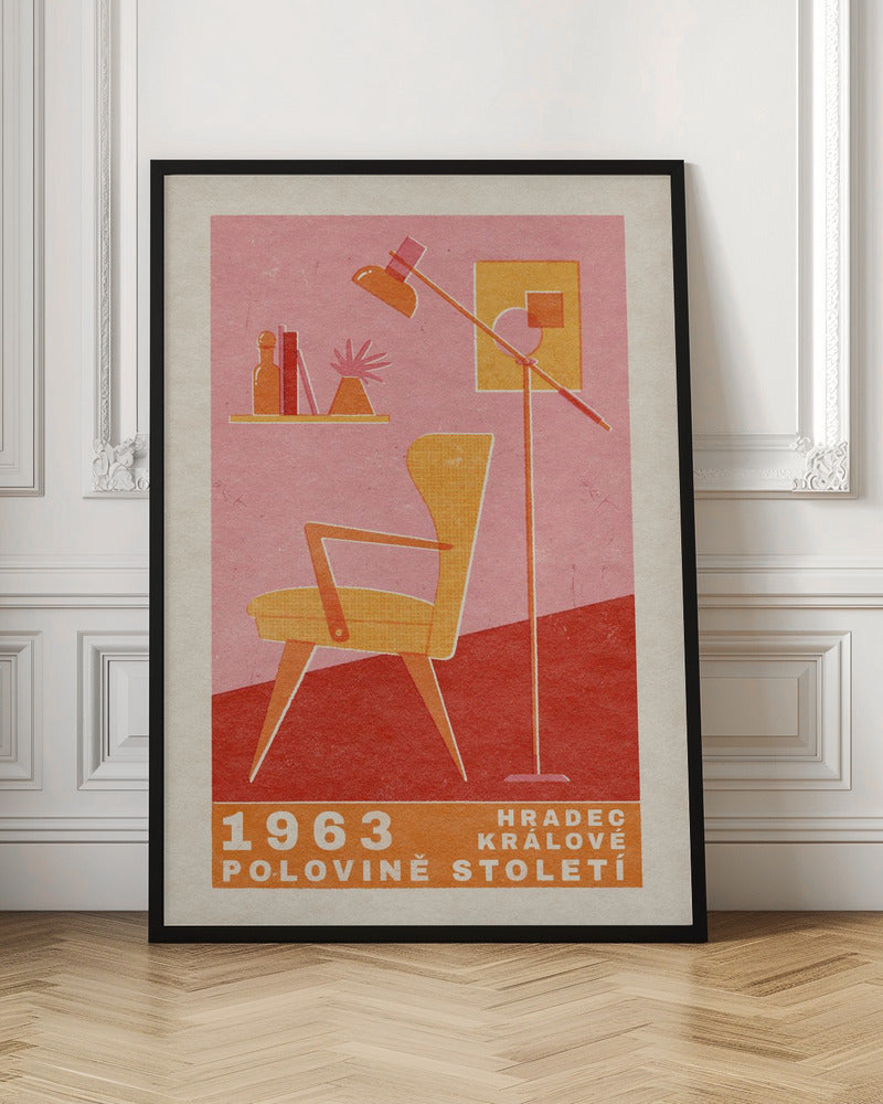 Mid Century Czech Furniture Poster