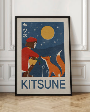 Kitsune Fox Poster