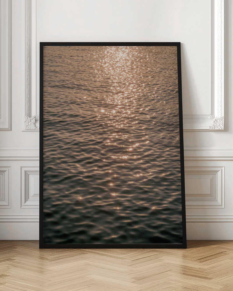 Sunset at Sea Poster