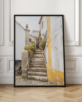 Obidos Stairs Poster