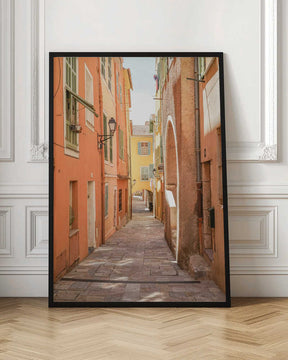 Streets of Menton Poster