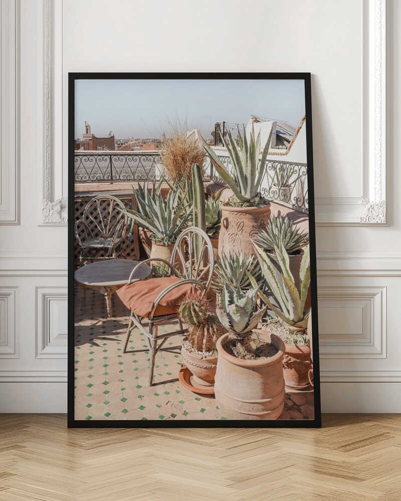 Rooftop in Marrakech Poster