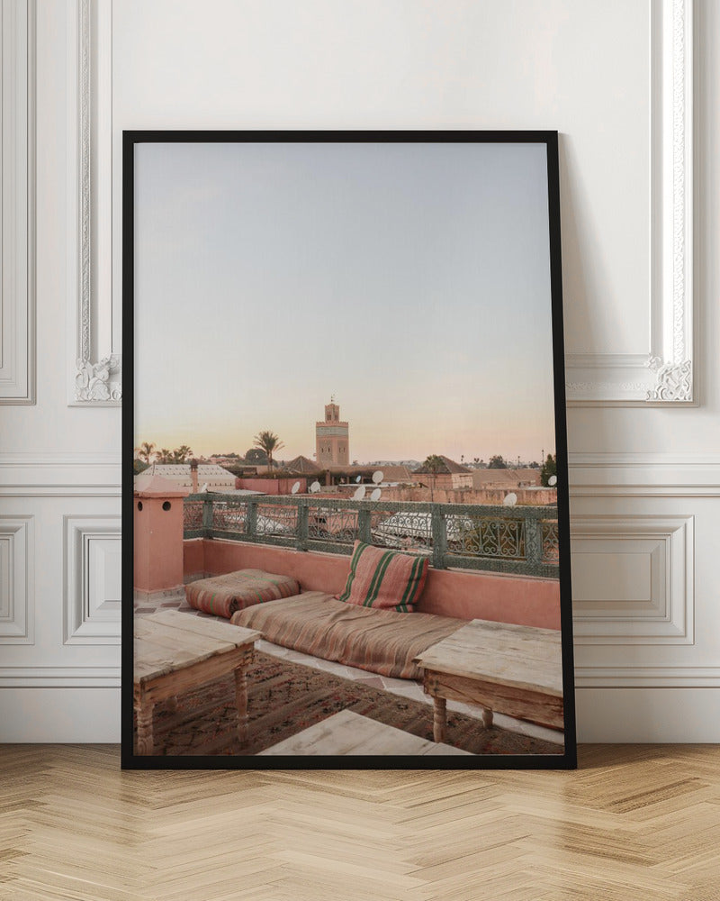 Sunset in Marrakech Poster