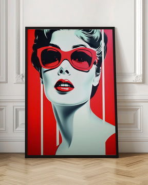 Lady In Red Poster