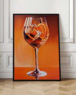 Aperol Spritz Orange Poster