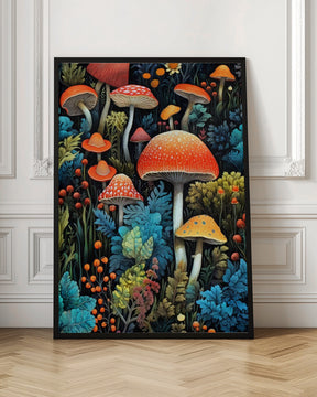 Nature 1 mushrooms Poster