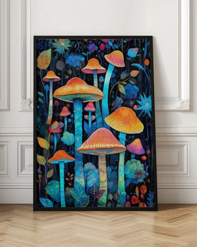 Nature 2 mushrooms Poster