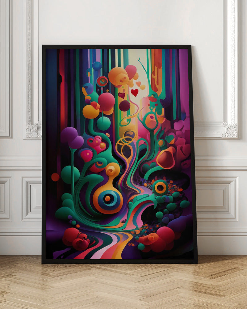 The Vividly Surreal Forest Poster