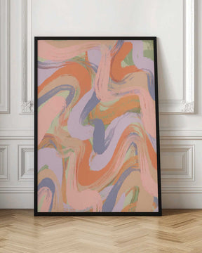 Swirling Hues Poster