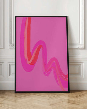 Neon Waves Poster
