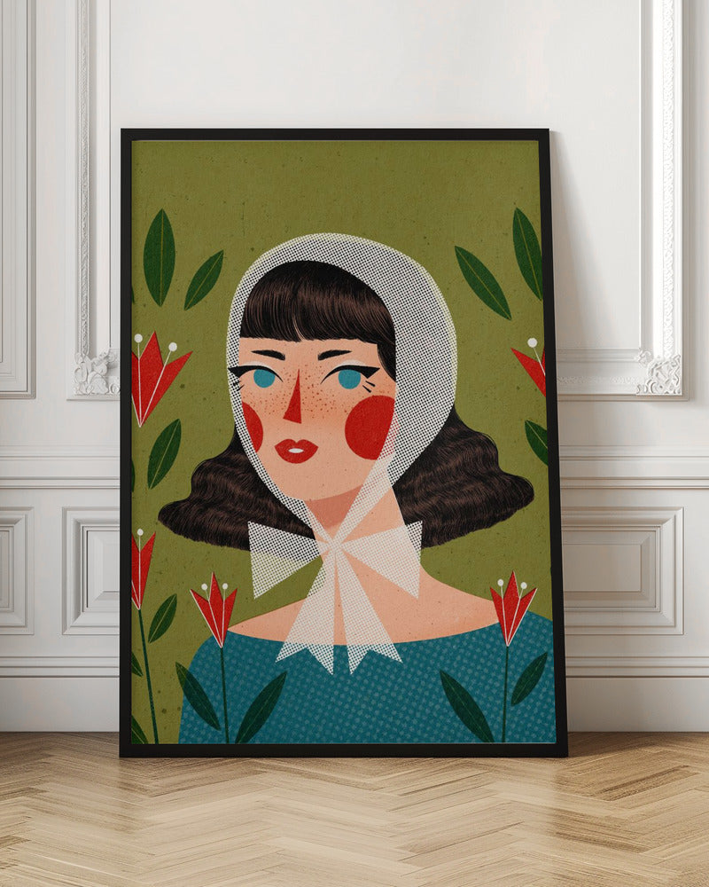 Retro Portrait Poster