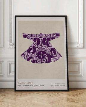 Purple Caftan Elegance Poster