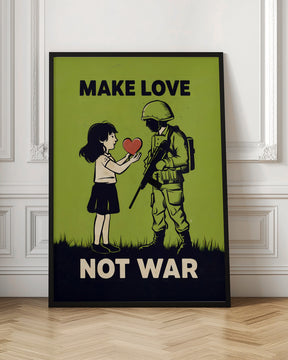 Make Love   Not War Poster