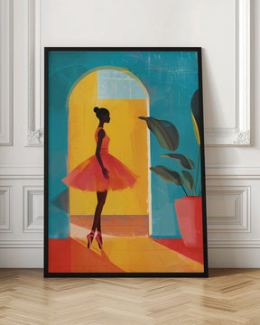 Caribbean Ballerina Poster