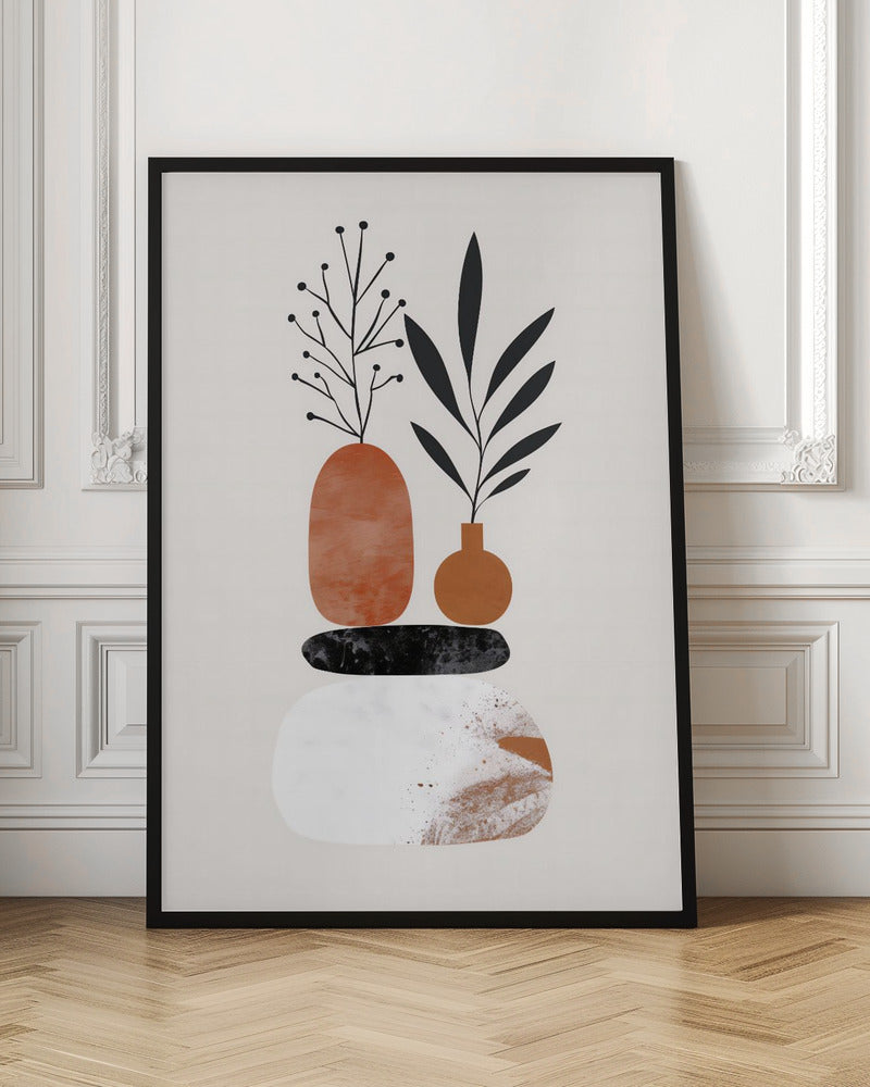 Abstract Minimalist Shapes No 2 Poster