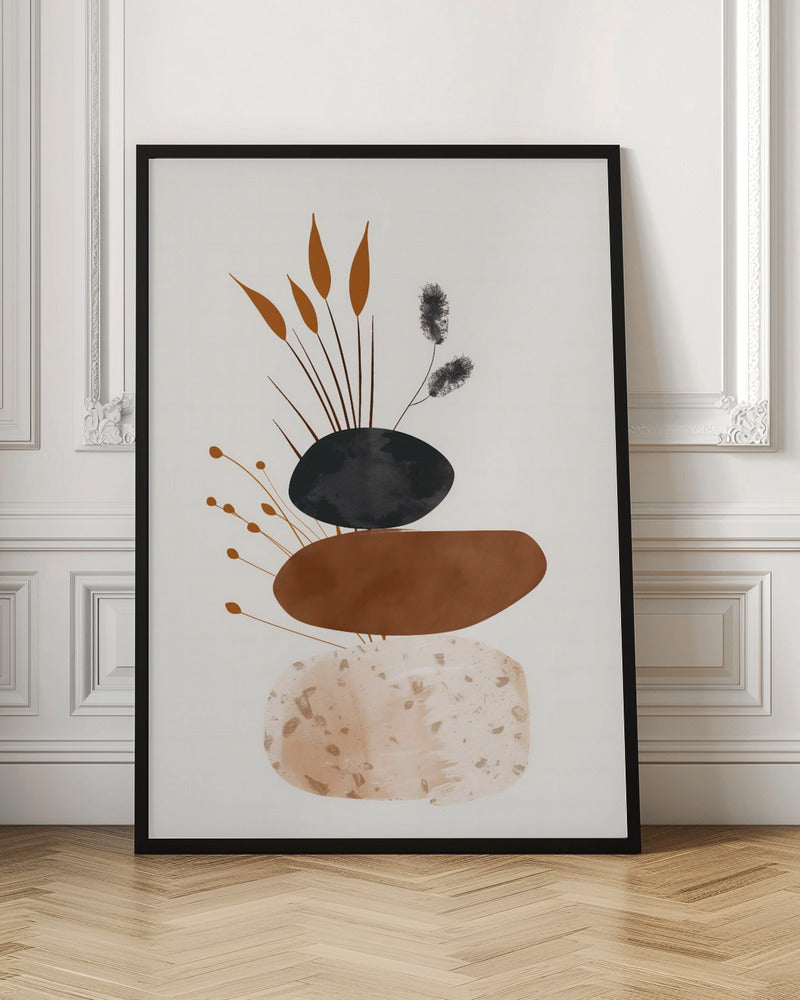 Abstract Minimalist Shapes No 4 Poster