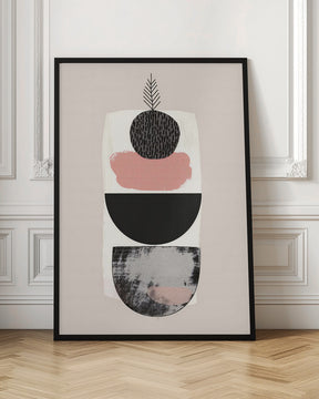 Abstract Minimalist Shapes No 6 Poster