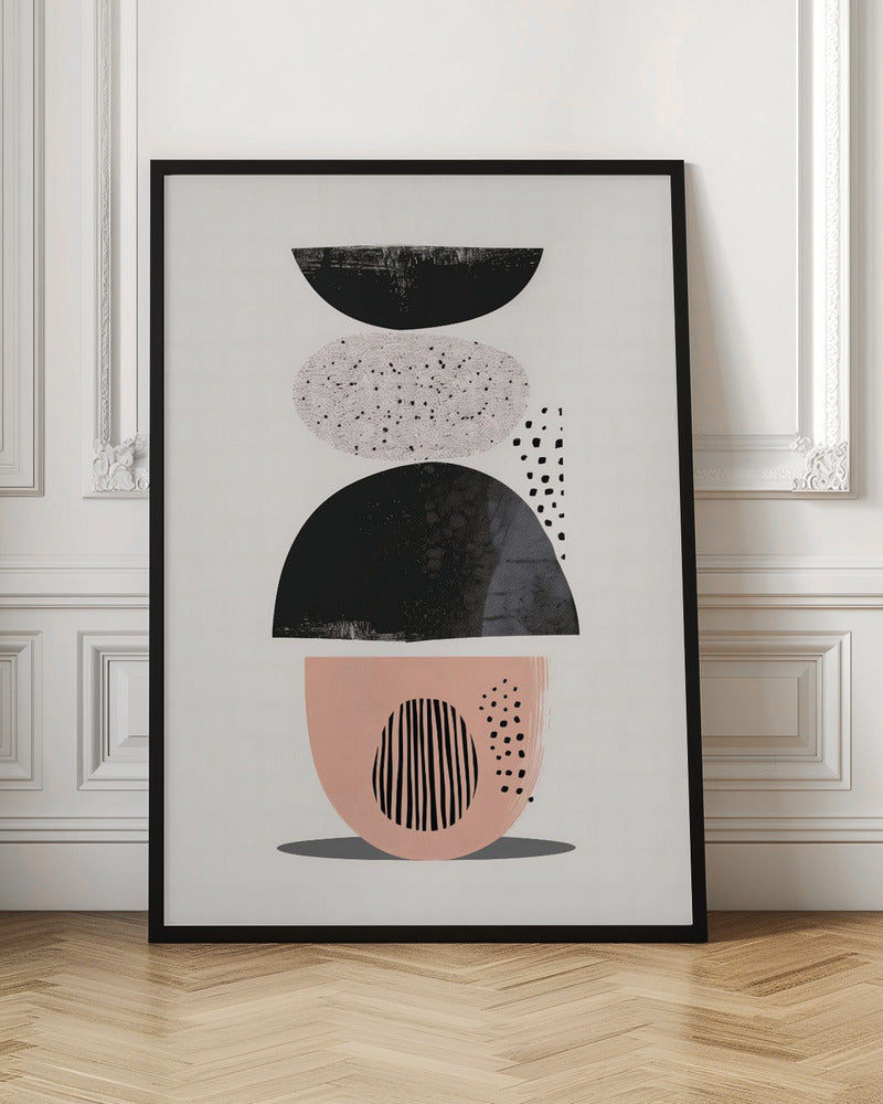 Abstract Minimalist Shapes No 7 Poster