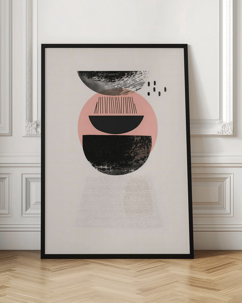 Abstract Minimalist Shapes No 8 Poster