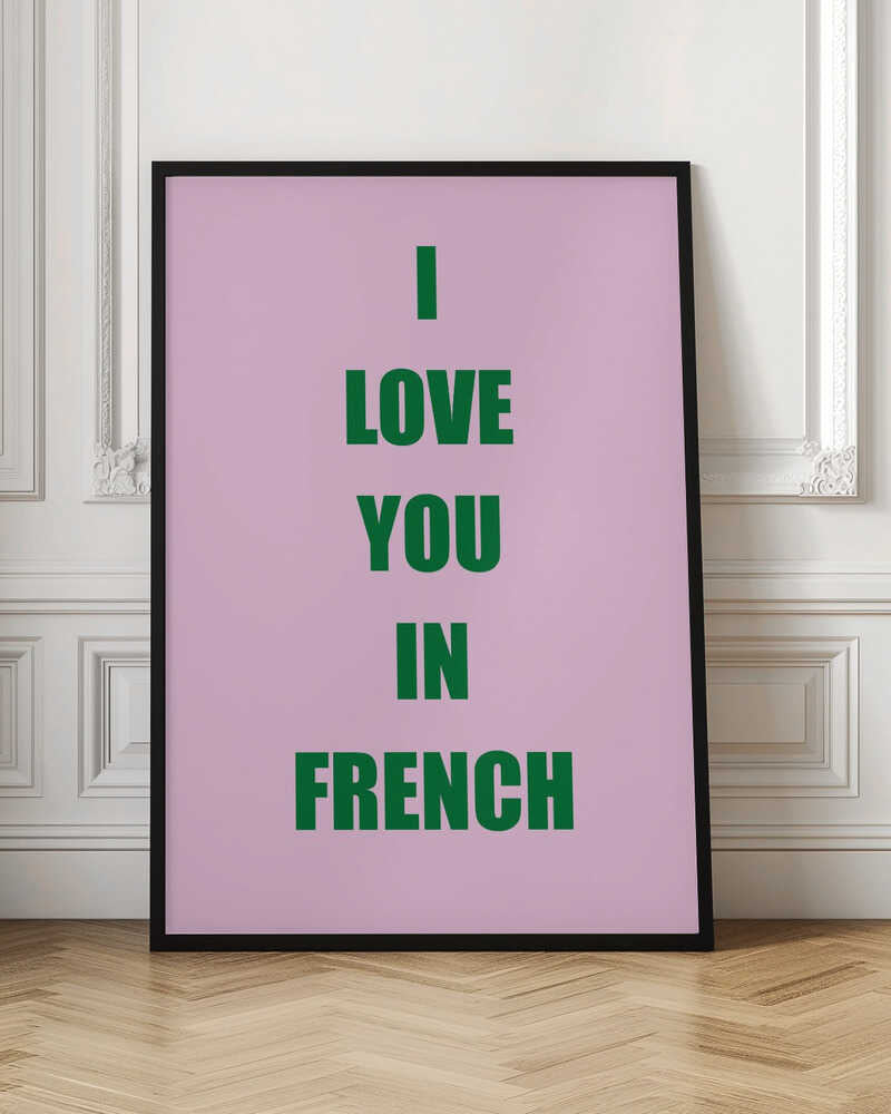 Frenchlovegreen Ratioiso Poster