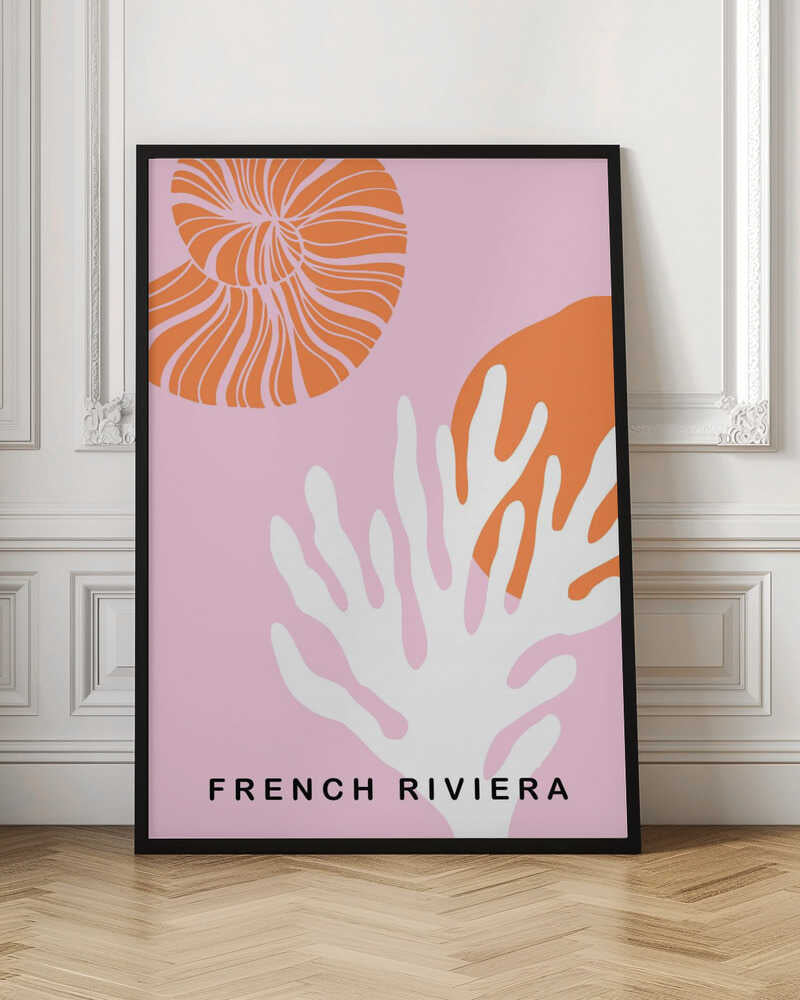 Rivierapinkorange Ratioiso Poster