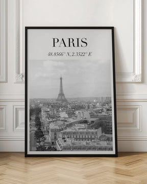 Minimalistparisbw Ratioiso Poster