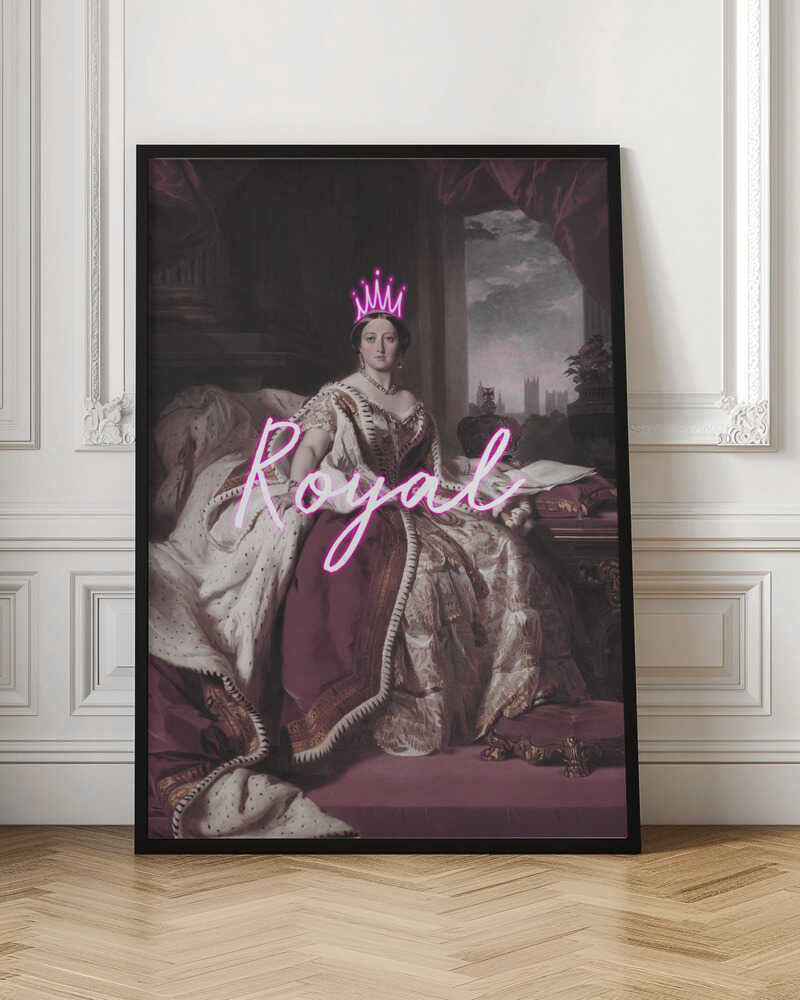 Queenvictoriaroyalneon Ratioiso Poster
