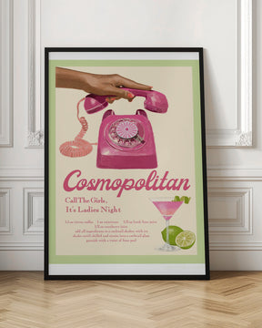 Jlr Cocktails Cosmopolitan Poster