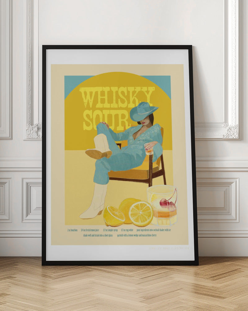 Jlr Cocktails Whiskysour Poster