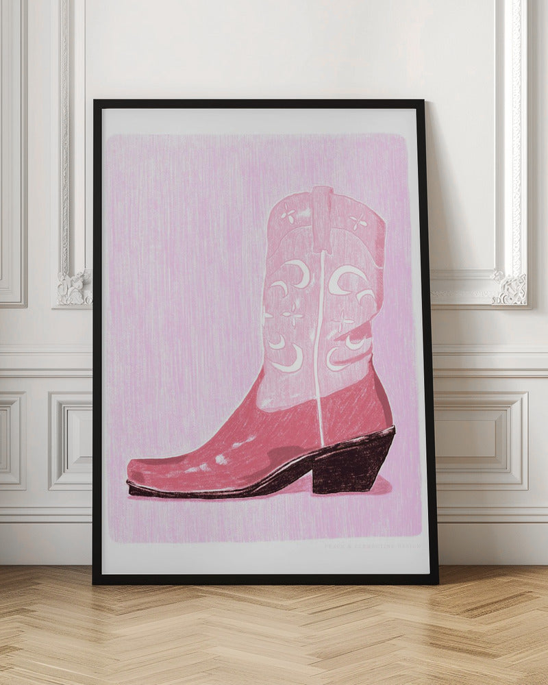 P&amp;c Cowgirlboot Poster