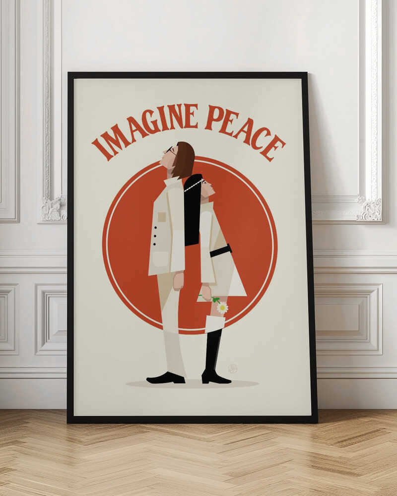 Imagine Peace Minimalist Poster