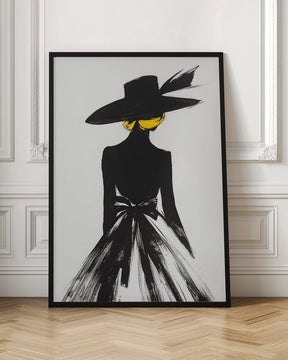 The Lady In the Black Hat Poster