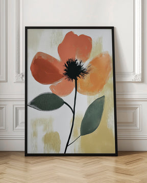 Mid Century Flower Poster