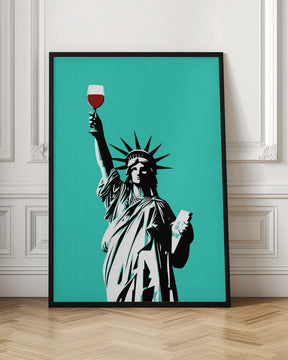 Liberty of Wine Poster