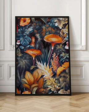 Nature Flowers and Leaves Watercolor Art (119) Poster