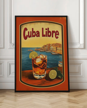 Cuba Libre Vintage Commercial Poster