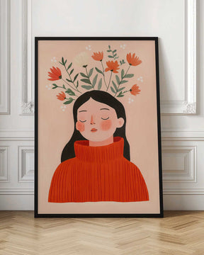 Floral Serenity Poster