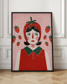 Strawberry Girl Poster