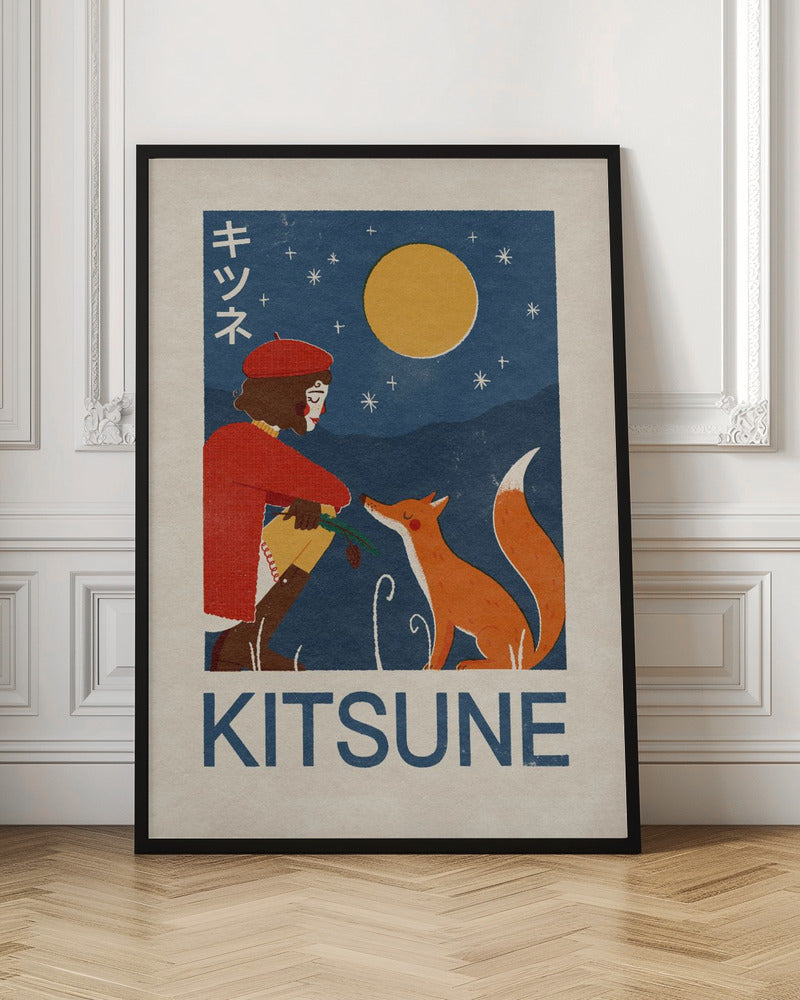 Kitsune Fox Poster