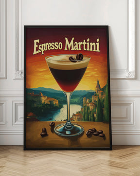 Espresso Martini Vintage Poster